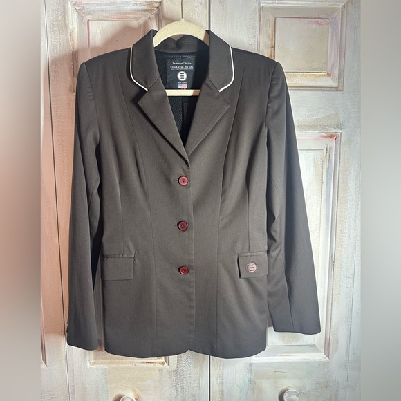High Fashion Equestrian Renard Cheval Dark Brown Blazer